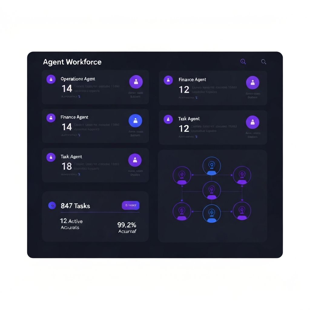 AI Agent Workforce for Fintech Operations