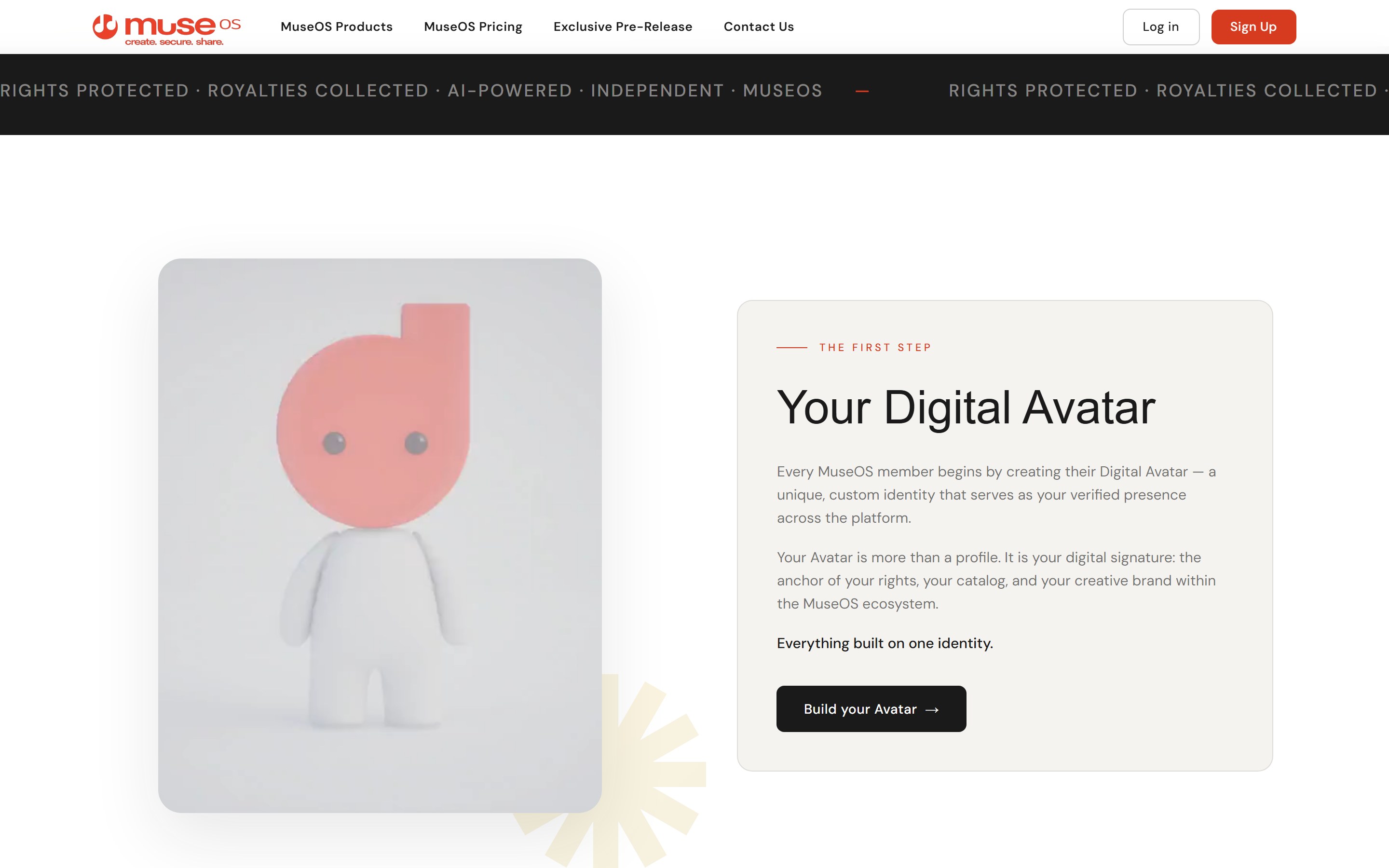 MuseOS — Marketing site — product.